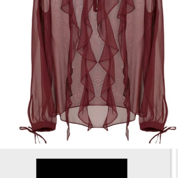 Thomas Wylde designer blouse Retail $410 - Picture 2 of 2